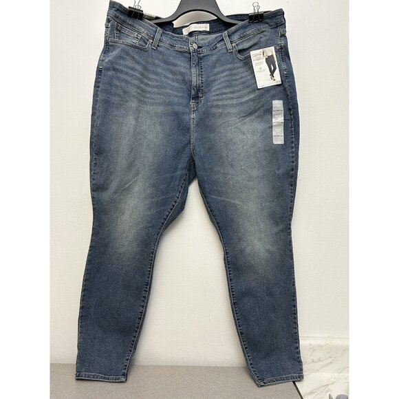 Signature Gold Levi Strauss Totally Shaping High Rise Skinny Womens Jeans NWT 24 - Picture 1 of 11